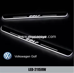 China Volkswagen VW Golf Water proof Welcome pedal auto light sill door pedal supplier