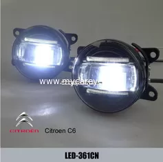 China Citroen C6 car front fog light LED DRL daytime running lights aftermarket supplier
