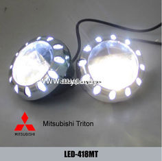 China Mitsubishi Triton car front fog lamp assembly LED daytime running lights DRL supplier