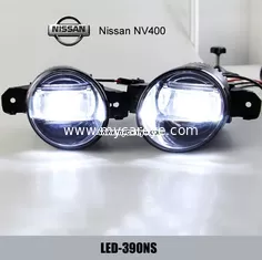 China Nissan NV400 car front daytime driving lights LED fog lights upgrade supplier
