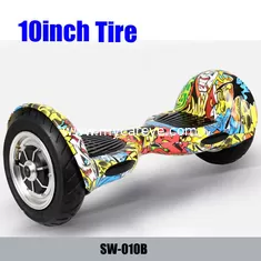 China 10inch ground-grip inflatable big tire hover board self balancing board scooter smart supplier