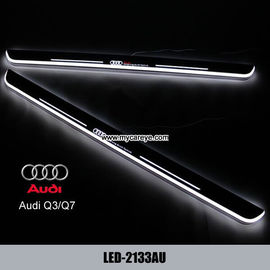 Audi Q3 Q7 car accessories upgrade new led door moving scuff plate lights supplier