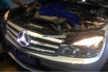 mercedes benz logo lights up C class C180L C200L C260L Front Grille logo LED Light supplier