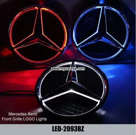 Mercedes-Benz GL class W166 Front Grille logo LED Light Emblem Led Lamp supplier