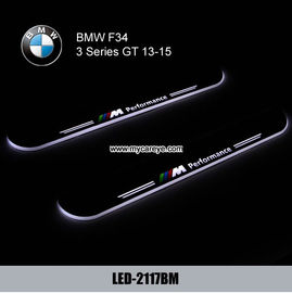 BMW F34 GT car door welcome lights LED Moving Door sill Scuff for sale supplier