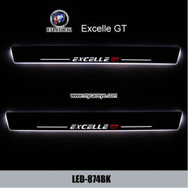 Buick Excelle GT LED Lights car pedal side step sill door moving scuff plate supplier