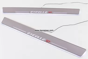 Buick Excelle GT LED Lights car pedal side step sill door moving scuff plate supplier