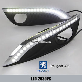 Peugeot 308 DRL LED Daytime Running Lights auto front driving daylight supplier