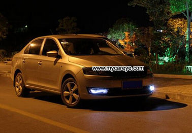 Skoda Rapid DRL LED light guide Daytime driving Lights foglight daylight supplier