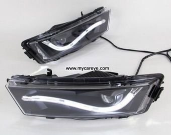 Skoda Rapid DRL LED light guide Daytime driving Lights foglight daylight supplier