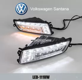 Volkswagen VW Santana DRL LED Daytime driving Lights turn indicators supplier