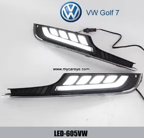 Volkswagen VW Golf 7 DRL LED light Daytime driving Lights Car daylight supplier