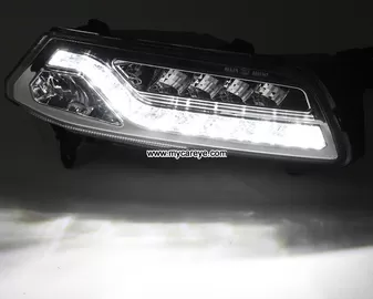 Volkswagen VW Polo DRL LED Daytime Running Lights turn light steering supplier