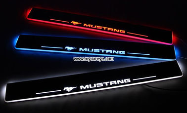 Ford Mustang car moving door floor lights LED door scuff plate light supplier