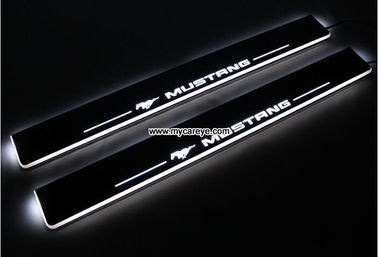 Ford Mustang car moving door floor lights LED door scuff plate light supplier