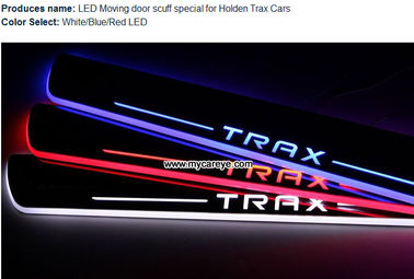 Holden Trax Car accessory stainless steel scuff plate door sill plate lights LED supplier