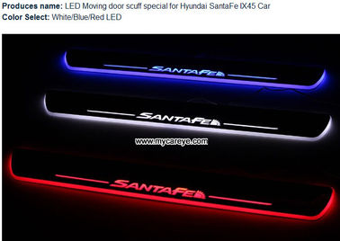 Hyundai SantaFe IX45 LED light car door sill scuff plate China wholesale supplier