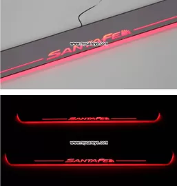 Hyundai SantaFe IX45 LED light car door sill scuff plate China wholesale supplier