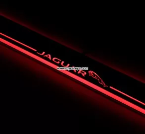 Jaguar XF LED lights side step car door sill led light pedal scuff supplier