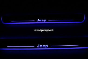 Jeep Grand Cherokee Scuff Plate LED Light Bar Car Door Scuff Plate supplier