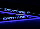 Kia Sportage custom car door welcome LED lights auto light sill pedal supplier