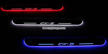 Mazda CX-5 car side step sill door moving scuff plate LED Lights for sale supplier