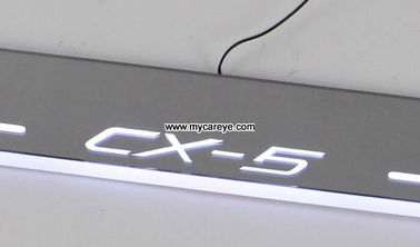 Mazda CX-5 car side step sill door moving scuff plate LED Lights for sale supplier