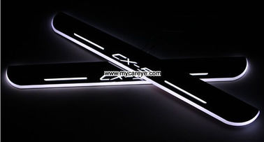 Mazda CX-5 car side step sill door moving scuff plate LED Lights for sale supplier