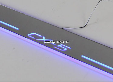 Mazda CX-5 car side step sill door moving scuff plate LED Lights for sale supplier