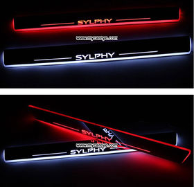 Nissan Sylphy custom car door welcome LED Lights wholesale auto sill pedal supplier