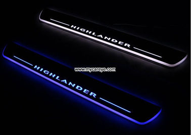 Toyota Highlander car door welcome lights LED Moving Door sill Scuff for sale supplier