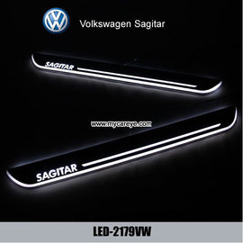 Volkswagen Sagitar car welcome light led Moving Door sill Scuff Pedal Lights supplier