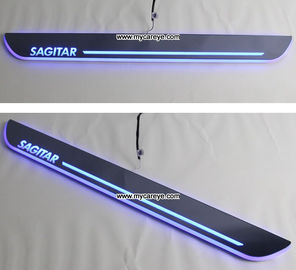 Volkswagen Sagitar car welcome light led Moving Door sill Scuff Pedal Lights supplier