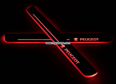 Peugeot 301 Led Moving Door sill Scuff Dynamic Welcome Pedal LED Lights supplier