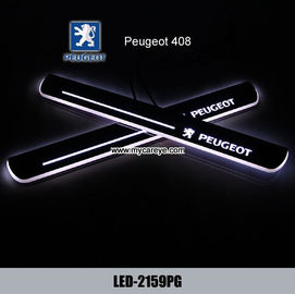 Peugeot 408 car Led lights Moving door sill light Welcome Pedal sale supplier