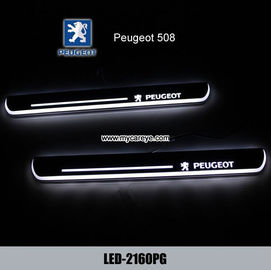 Peugeot 508 car Led lights Moving door sill light Welcome Pedal sale supplier