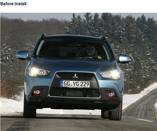 Mitsubishi ASX front fog lamp assembly LED daytime running lights projector DRL supplier