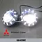 Mitsubishi Eclipse car fog lamp assembly 6000K LED daytime driving lights DRL supplier