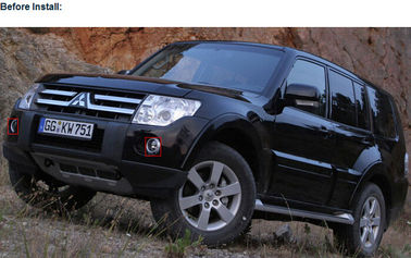 Mitsubishi Pajero car front fog lamp assembly daytime running lights LED DRL supplier