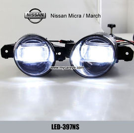 Nissan Micra March car fog light upgrade with daytime running light DRL supplier