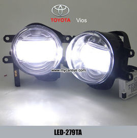 TOYOTA Vios car front fog light LED daytime running lights DRL upgrade supplier