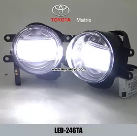 TOYOTA Matrix car front led fog light replacement DRL driving daylight supplier