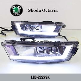 Skoda Octavia DRL LED Daytime Running Light turn light steering for car supplier