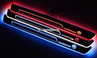 MG 5 Car accessory stainless steel scuff plate door sill LED light supplier