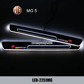 MG 5 Car accessory stainless steel scuff plate door sill LED light supplier
