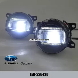 Subaru Outback car front fog light LED DRL daytime running lights daylight supplier