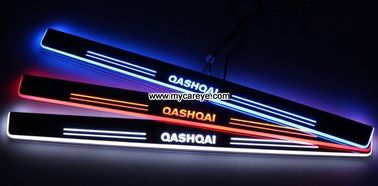 Nissan Qashqai car accessories upgrade led door moving scuff plate lights supplier